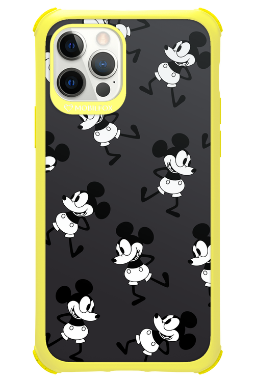 Iconic Mouse (antracite pattern) - Apple iPhone 12 Pro