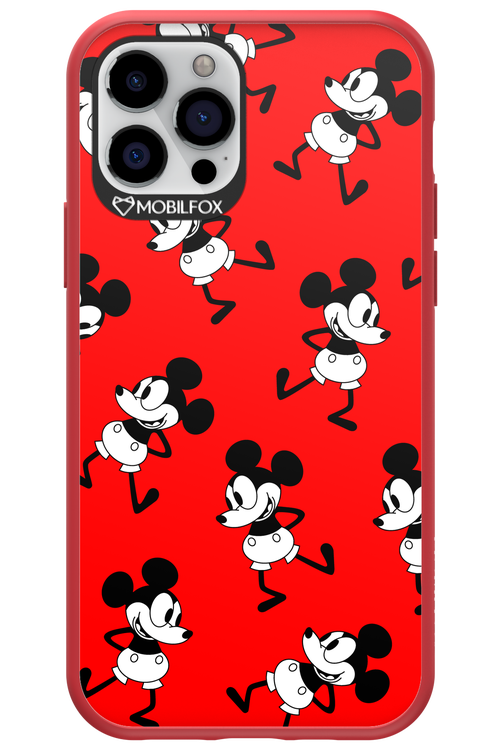 Iconic Mouse (red pattern) - Apple iPhone 12 Pro