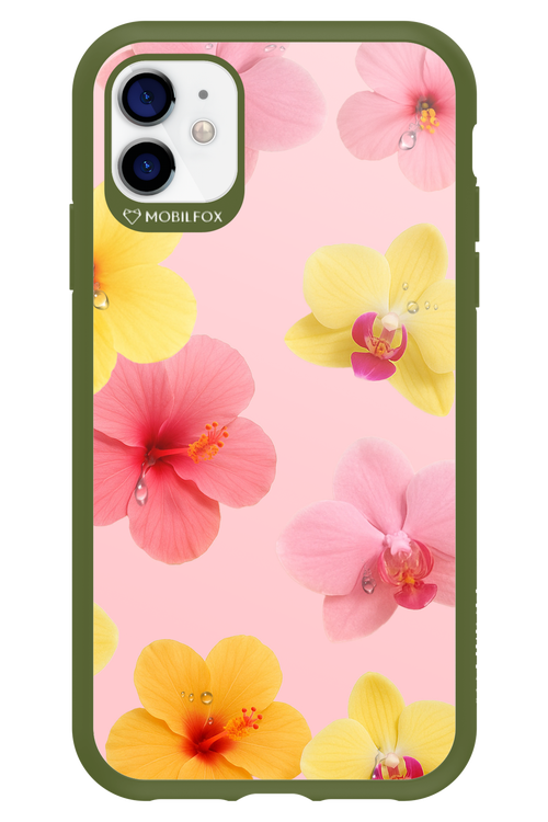 Sunset Flowers - Apple iPhone 11