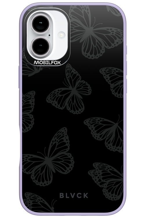 Black Butterflies - Apple iPhone 16 Plus