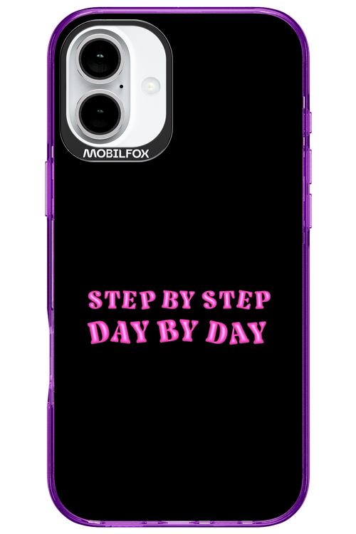 Step by Step Black - Apple iPhone 16 Plus