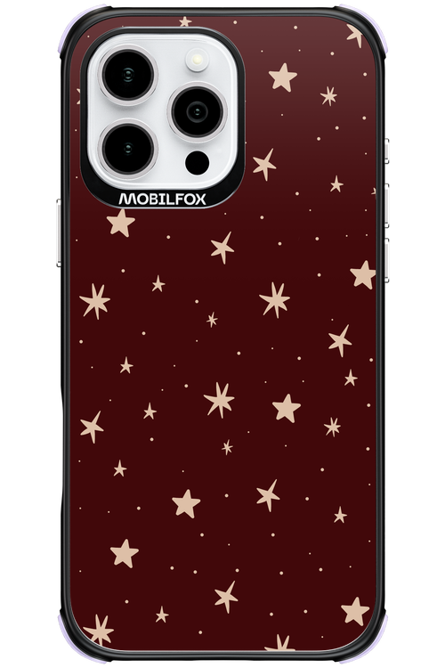 Burgundy Stars - Apple iPhone 16 Pro Max