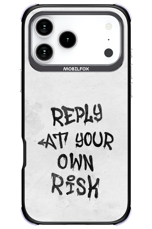 At Your Own Risk 2.0 - Apple iPhone 17 Pro Max
