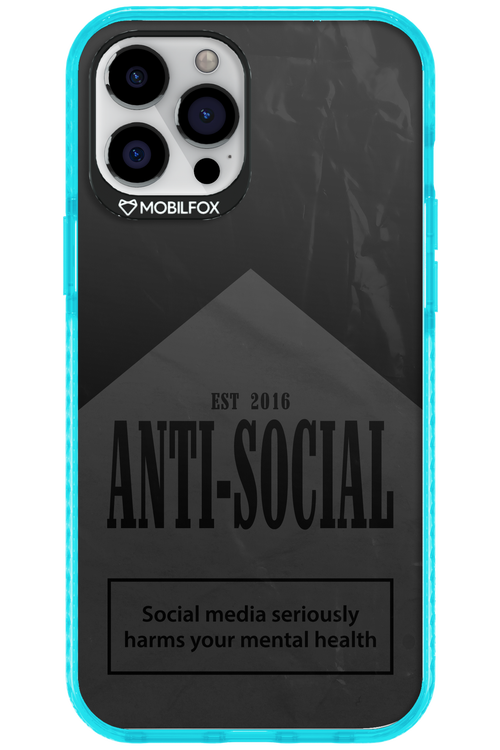 ANTI-SOCIAL (BLVCK) 2.0 - Apple iPhone 12 Pro Max