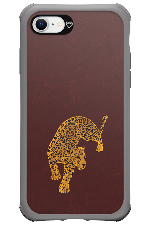 Burgundy Leopard - Apple iPhone SE 2022