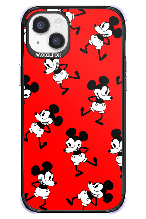 Iconic Mouse (red pattern) - Apple iPhone 14 Plus
