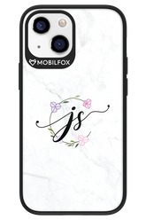 JS Monogram White - Apple iPhone 13 Mini