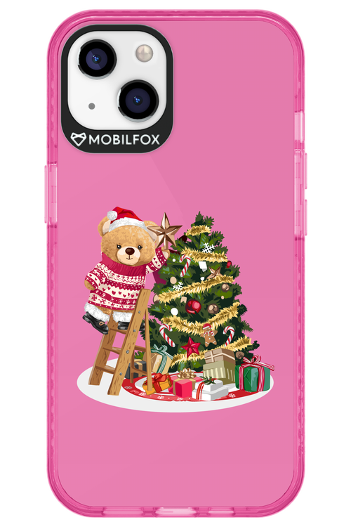 Christmas Bear (Transparent) - Apple iPhone 13