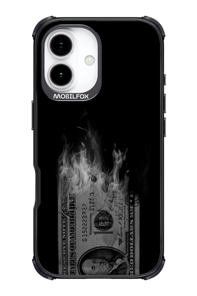Money Burn B&W - Apple iPhone 17