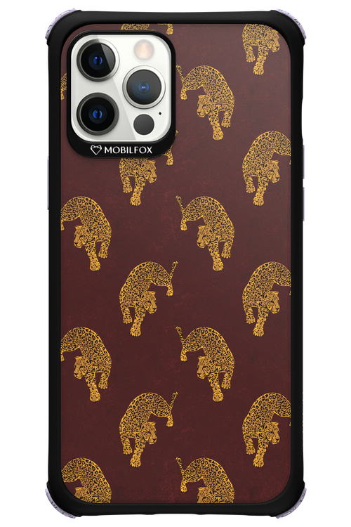 Burgundy Leopard Pattern - Apple iPhone 12 Pro Max