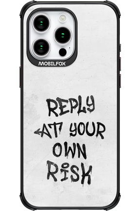 At Your Own Risk - Apple iPhone 15 Pro Max