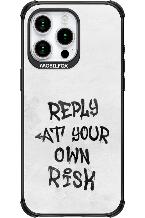 At Your Own Risk - Apple iPhone 15 Pro Max