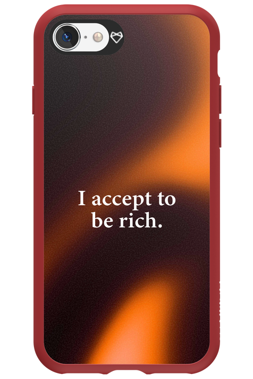 I accept to be rich - Apple iPhone SE 2020