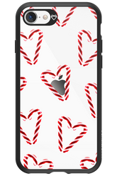 Candy Cane Hearts - Apple iPhone SE 2022