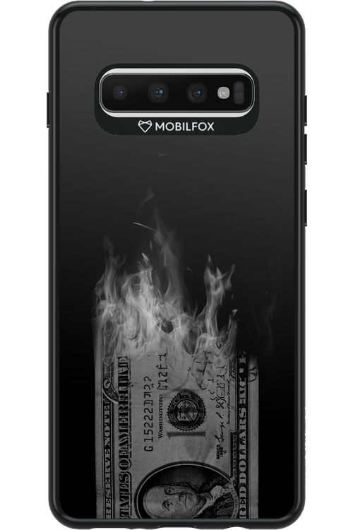 Money Burn B&W 2.0 - Samsung Galaxy S10+