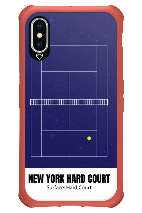 NEW YORK HARD COURT 2.0 - Apple iPhone X