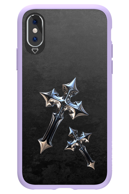 Chrome Crosses - Apple iPhone XS