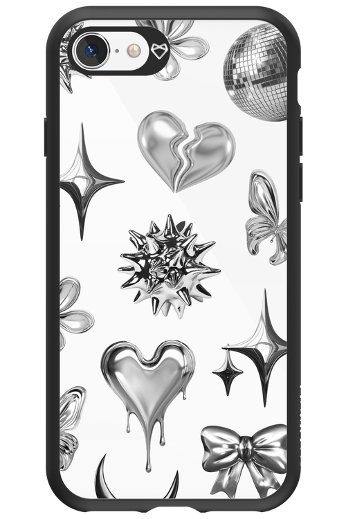 Silver Zone Transparent - Apple iPhone SE 2022