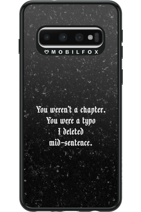 A Typo - Samsung Galaxy S10