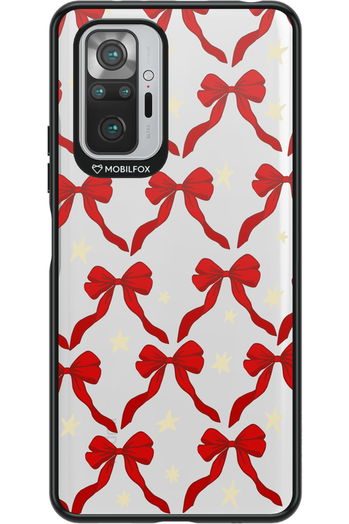 Bow & Stars (Transparent) - Xiaomi Redmi Note 10S