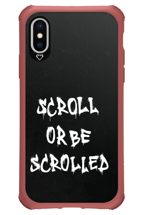 Scroll Black - Apple iPhone X