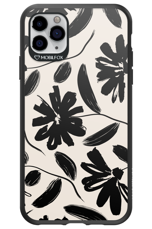 Monochrome Flowerss 2.0 - Apple iPhone 11 Pro Max