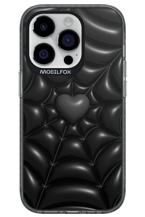 Black Spider Heart - Apple iPhone 14 Pro