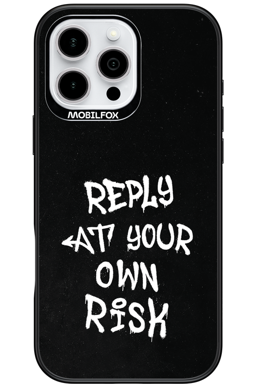 Risk Black 2.0 - Apple iPhone 16 Pro Max