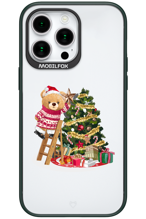 Christmas Bear (Transparent) - Apple iPhone 15 Pro Max