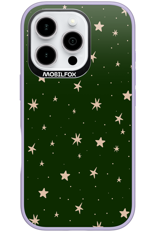 Forest Green Stars - Apple iPhone 16 Pro