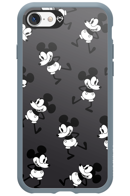 Iconic Mouse (antracite pattern) - Apple iPhone SE 2020