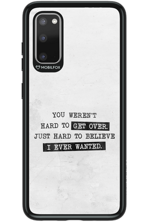 Hard to Believe 2.0 - Samsung Galaxy S20