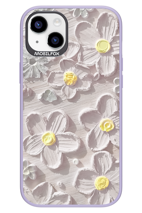 White Flowers - Apple iPhone 14 Plus