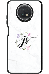 JS Monogram White - Xiaomi Redmi Note 9T 5G