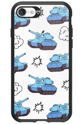 Tank Guy Transparent 2.0 - Apple iPhone 8