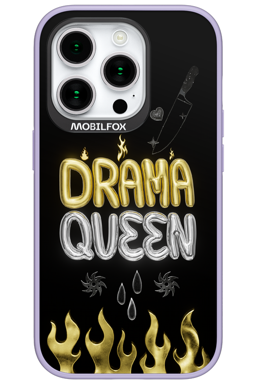 Drama Queen Black - Apple iPhone 15 Pro