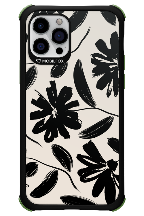 Monochrome Flowerss 2.0 - Apple iPhone 12 Pro