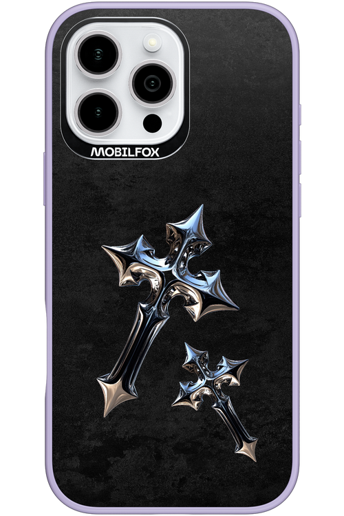 Chrome Crosses - Apple iPhone 16 Pro Max