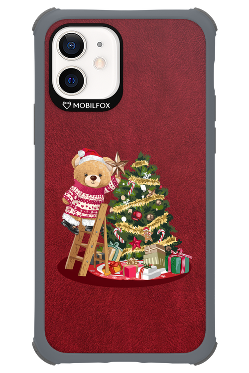 Christmas Bear (Burgundy) - Apple iPhone 12