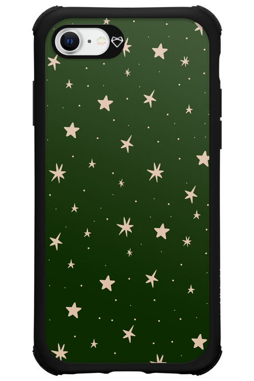Forest Green Stars - Apple iPhone SE 2020