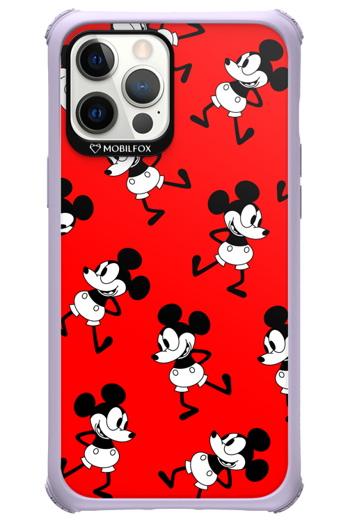 Iconic Mouse (red pattern) - Apple iPhone 12 Pro Max