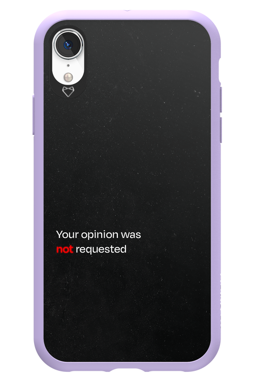 Not Requested 2.0 - Apple iPhone XR