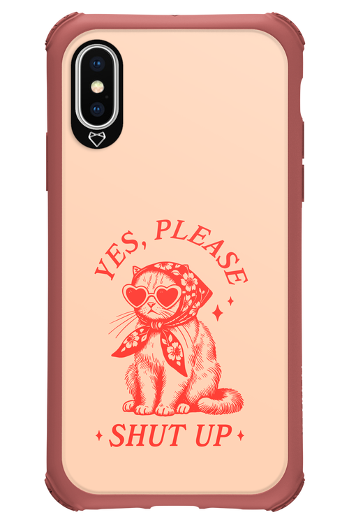 Shut upp - Apple iPhone X