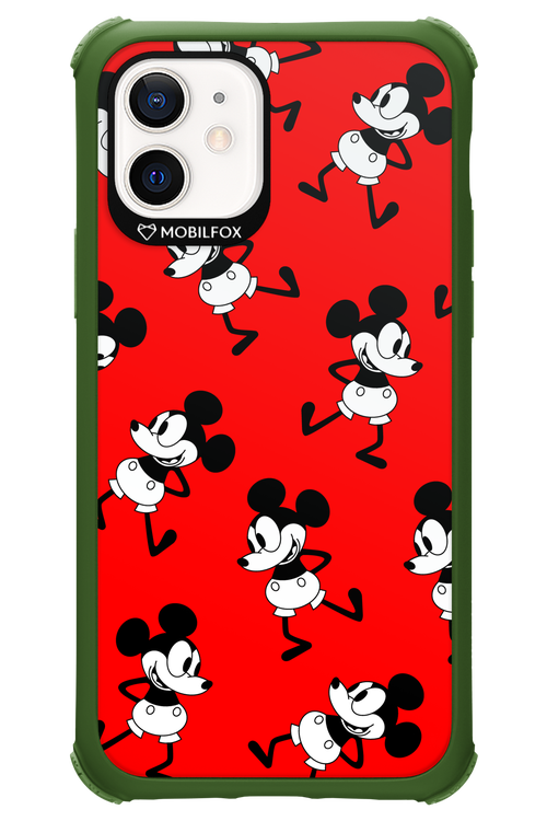 Iconic Mouse (red pattern) - Apple iPhone 12