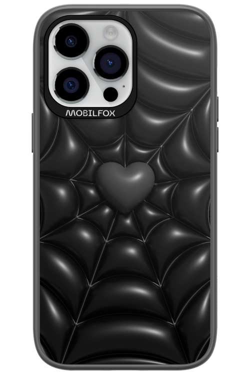 Black Spider Heart - Apple iPhone 14 Pro Max