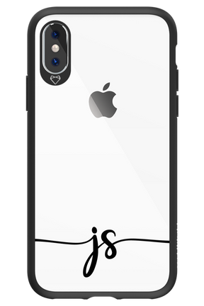 JS Monogram - Apple iPhone X