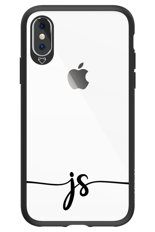 JS Monogram - Apple iPhone X