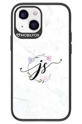 JS Monogram White - Apple iPhone 13 Mini