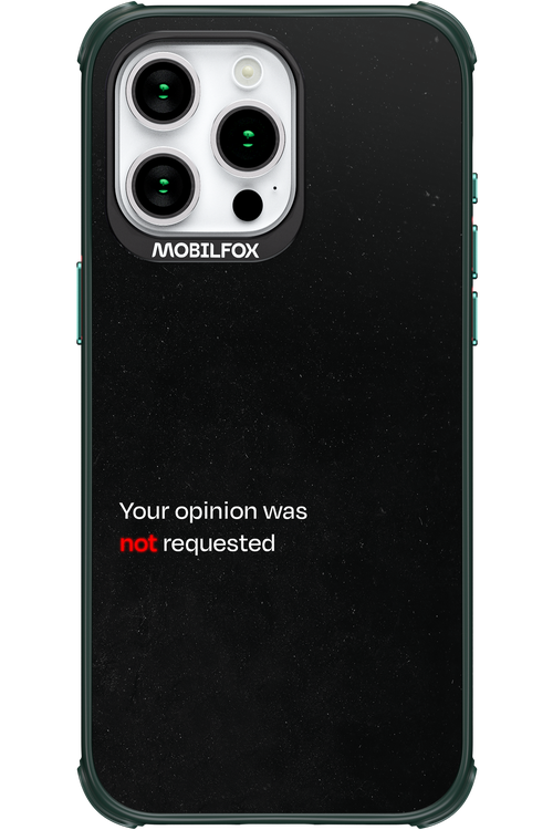 Not Requested 2.0 - Apple iPhone 15 Pro Max