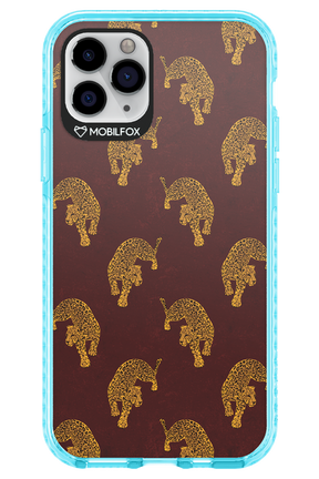 Burgundy Leopard Pattern - Apple iPhone 11 Pro